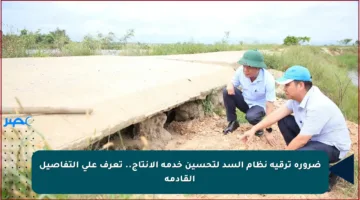ضرورة ترقية نظام السد لتحسين خدمة الإنتاج.. تعرف على التفاصيل القادمة